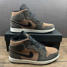 Cargar imagen en el visor de la galería, Air Jordan 1 Mid SE Dark Chocolate Crimson Bliss (2021) DC7294-200