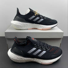 Cargar imagen en el visor de la galería, Adidas UltraBoost 22 Heat.Rdy Black Orange White H01174