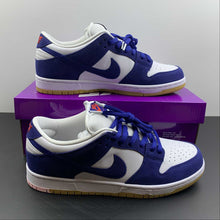 Cargar imagen en el visor de la galería, SB Dunk Low Los Angeles Dodgers Deep Royal Blue Sport Red White DO9395-400