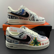 Cargar imagen en el visor de la galería, Air Force 1 07 X Vlone Beige Red Black Dark Crow GT6969-198