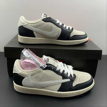 Cargar imagen en el visor de la galería, Air Jordan 1 Retro Low OG SP “Travis Scott” Gray Black Barb DM7866-831