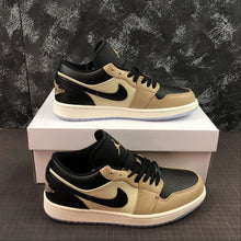 Cargar imagen en el visor de la galería, Air Jordan 1 Retro Low HI Premium Black Khaki White CQ9446-003