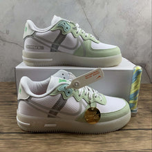 Cargar imagen en el visor de la galería, Air Force 1 REACT QS Bright White Lt.Green CQ8879-111