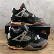 Cargar imagen en el visor de la galería, Air Jordan 4 Retro SP Off-White Black Muslin Black CV9388-001