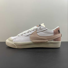 Cargar imagen en el visor de la galería, Blazer Low 77 Jumbo White Pink Oxford-Rose Whisper