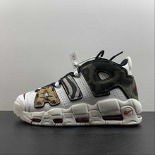 Cargar imagen en el visor de la galería, Air More Uptempo Animal White Black Leopard Print DZ4843-100