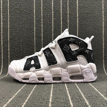 Cargar imagen en el visor de la galería, Air More Uptempo x LV Denim Black White 902290-105