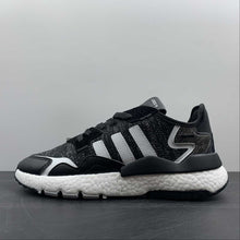 Cargar imagen en el visor de la galería, Adidas Nite Jogger Core Black Cloud White FW6716