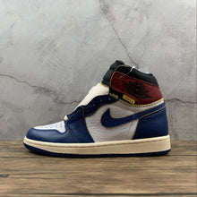 Cargar imagen en el visor de la galería, Air Jordan 1 Retro High NGR UN Storm Blue-Varsity-Red BV1300-146