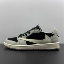 Cargar imagen en el visor de la galería, Air Jordan 1 Retro Low OG SP “Travis Scott” Black Gray Barb DM7866-712