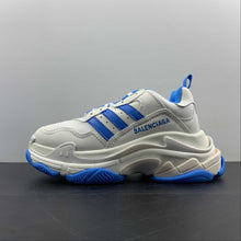 Cargar imagen en el visor de la galería, Balenciaga Tripe S x Adidas White Blue
