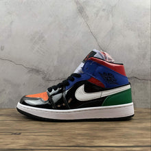 Cargar imagen en el visor de la galería, Air Jordan 1 Mid SE Black University Red CV5276-001