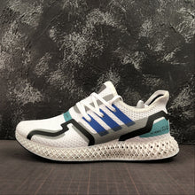 Cargar imagen en el visor de la galería, Adidas Futurecraft 4D White Black Blue Water Blue EQ8802