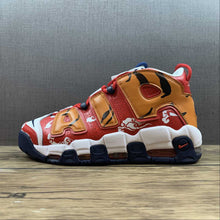 Cargar imagen en el visor de la galería, Air More Uptempo White University Red Orange Blue Void CZ7885-101
