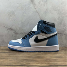Cargar imagen en el visor de la galería, Air Jordan 1 Retro High OG Big Snow Blue (2021) 555088-134