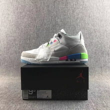 Cargar imagen en el visor de la galería, Air Jordan 3 Retro SE Quai 54 Rainbow Colorful AT9195-111