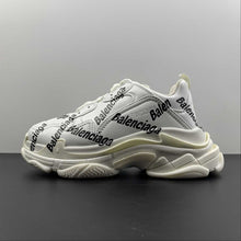 Cargar imagen en el visor de la galería, Balenciaga Tripe S Logotype White Black