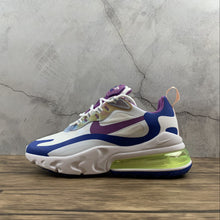 Cargar imagen en el visor de la galería, Air Max 270 React Easter White Blue Purple CW0630-100