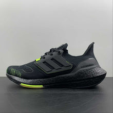 Cargar imagen en el visor de la galería, Adidas UltraBoost 22 Black Green Yellow