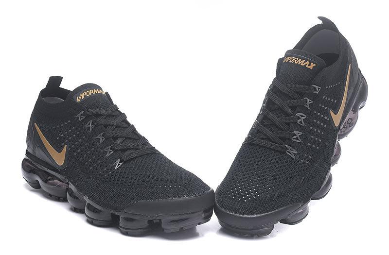 Triple Black Vapormax Negras Air VaporMax Flyknit Black Gold