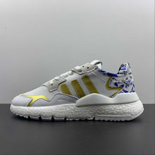 Cargar imagen en el visor de la galería, Adidas Nite Jogger White Grey Blue Gold FW6709