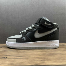 Cargar imagen en el visor de la galería, Air Force 1 07 Mid LV8 UTILITY Back Medium Grey-Blak-White BQ6819-008