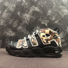 Cargar imagen en el visor de la galería, Air More Uptempo QS Black Sail Lt British Tan CJ0930-001