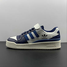 Cargar imagen en el visor de la galería, Adidas Forum 84 Low White Navy Marine GX2162
