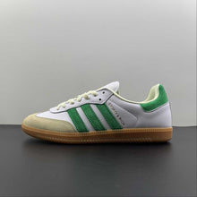 Cargar imagen en el visor de la galería, Adidas Samba OG Sporty and Rich White Green HQ6075