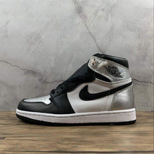 Cargar imagen en el visor de la galería, Air jordan 1 High OG Metallic Silver Black-White (2021) CD0461-001