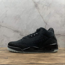 Cargar imagen en el visor de la galería, Air Jordan 3 Retro Flyknit Black Black Anthracite AQ1005-001
