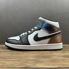 Cargar imagen en el visor de la galería, Air Jordan 1 Mid White Black Colour (2021) DM7802-100