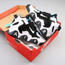 Cargar imagen en el visor de la galería, Air Barrage Mid QS Black White-Jade AT7847-001