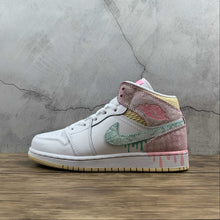 Cargar imagen en el visor de la galería, Air Jordan 1 Mid SE Paint Drip DD1666-100