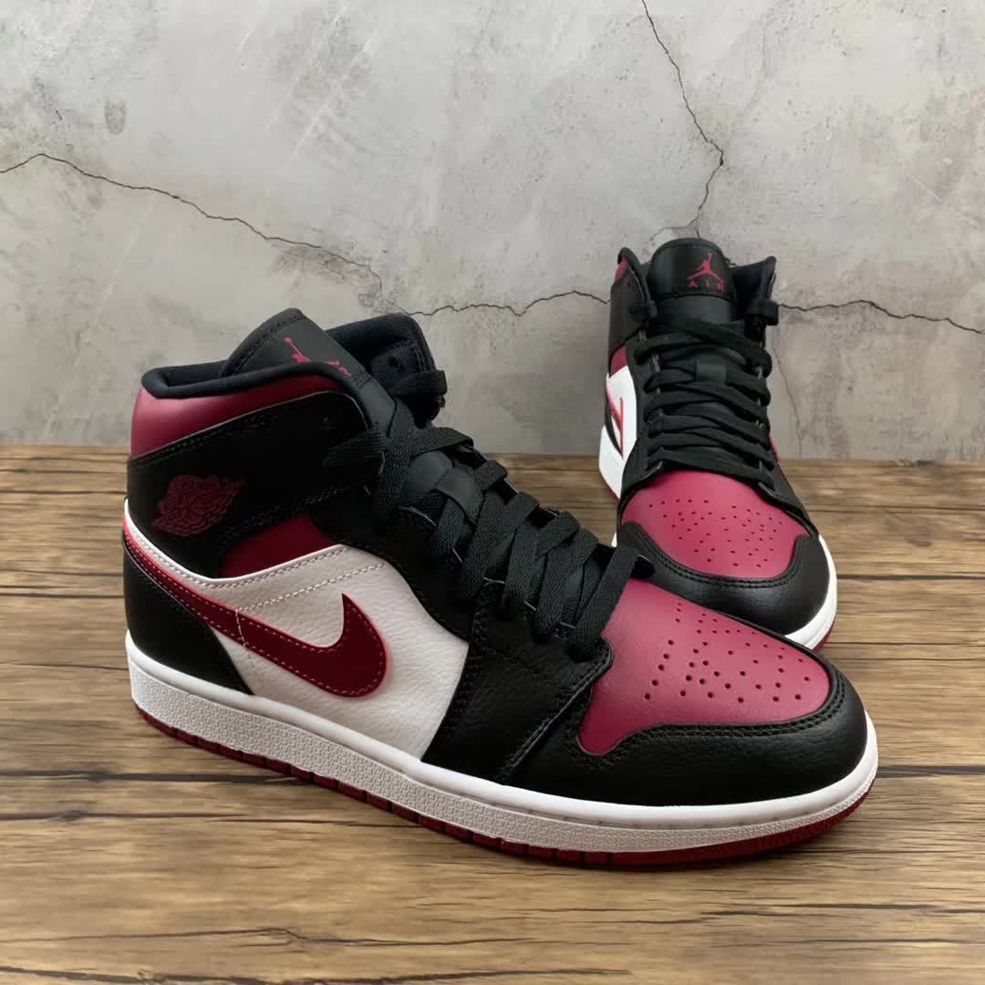 womens jordan air jordan 1 mid noble red