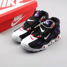 Cargar imagen en el visor de la galería, Air Barrage Mid QS Black White Purple CD9329-001
