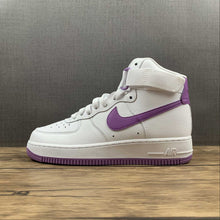 Cargar imagen en el visor de la galería, Air Force 1 High White Dark Orchid-White 334031-112