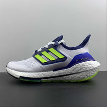 Cargar imagen en el visor de la galería, Adidas UltraBoost 22 White Blue Yellow GZ7211