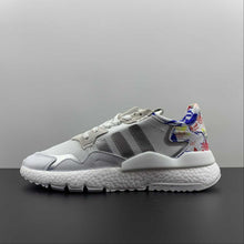 Cargar imagen en el visor de la galería, Adidas Nite Jogger White Metallic Silver Multi-Color FW6712