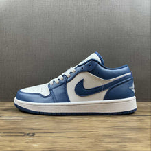 Cargar imagen en el visor de la galería, Air Jordan 1 Low White Dk. Marina Blue-White DC0774-114