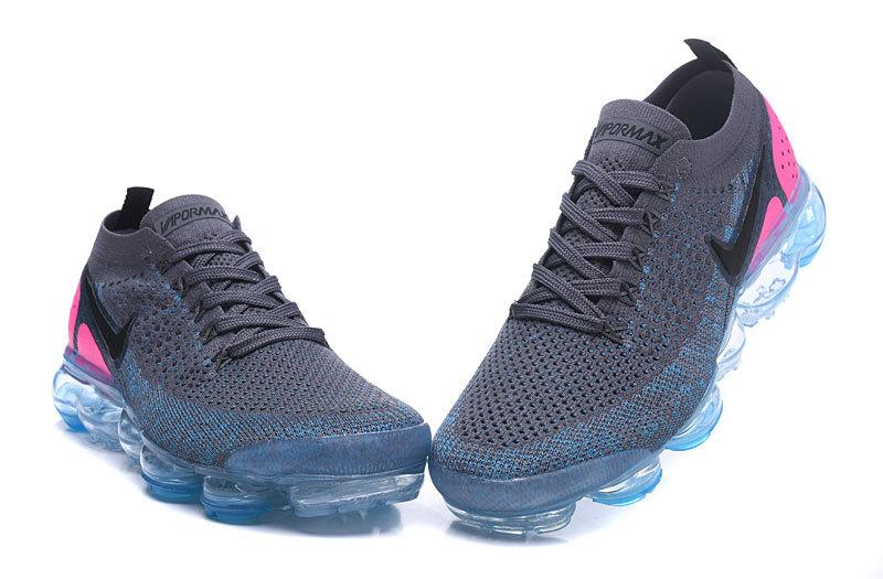 Air VaporMax Flyknit Grey Pink Blue Black – juanma-shop
