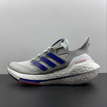 Cargar imagen en el visor de la galería, Adidas UltraBoost 21 Kansas Grey Royal Blue GX7969