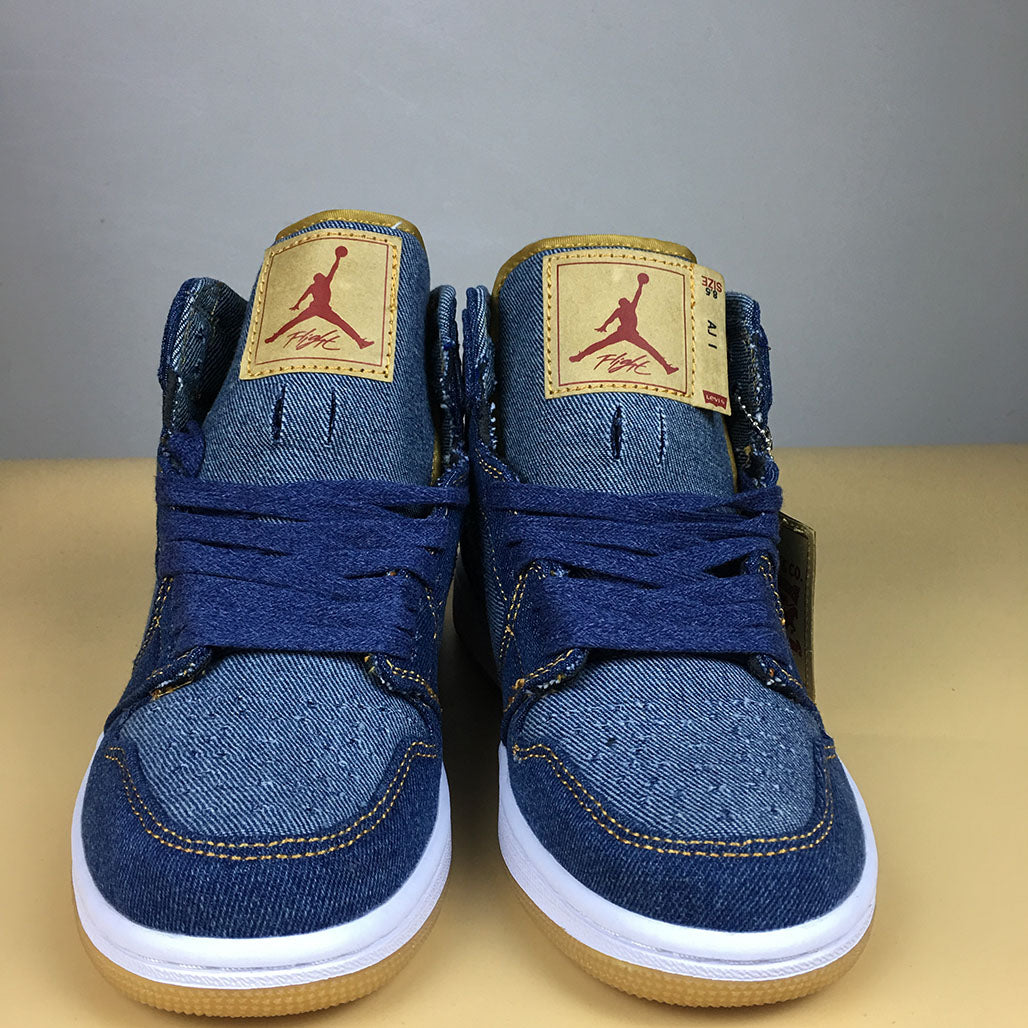 Jordan retro deals 1 levi's