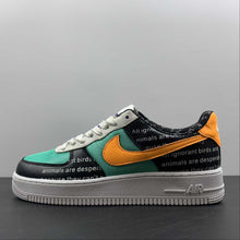 Cargar imagen en el visor de la galería, Air Force 1 07 Low White Black Raw Rubber Sole CI0057-100