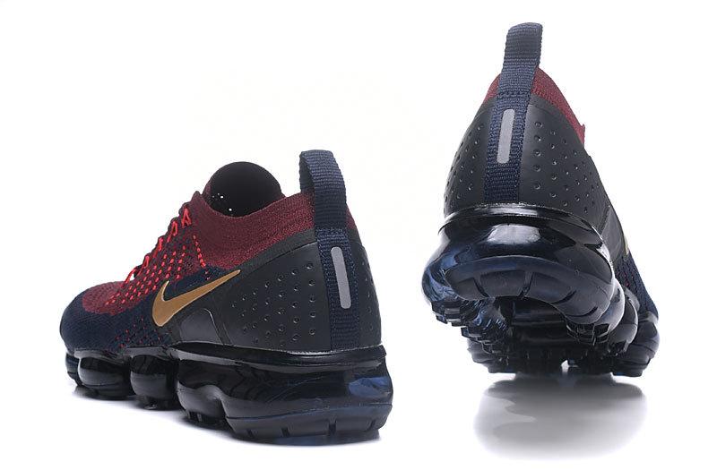 Nike air vapormax flyknit 2.0 burgundy-gold-navy-blue barcelona best sale