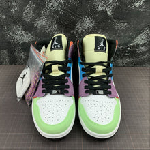 Cargar imagen en el visor de la galería, Air Jordan 1 Mid SE White Black Lightbulb Team Orange CW1140-100