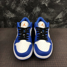 Cargar imagen en el visor de la galería, Air Jordan 1 Low Hyper Royal Orange Peel-White 553558-401