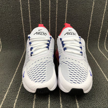 Cargar imagen en el visor de la galería, Air Max 270 White-Dark Blue-Sun Red-Black Metal-Silver