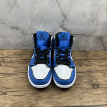 Cargar imagen en el visor de la galería, Air Jordan 1 Mid Signal Blue Black White (2021) DD6834-402