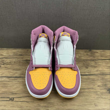 Cargar imagen en el visor de la galería, Air Jordan 1 High OG White Purple Yellow (2021) 555088-706